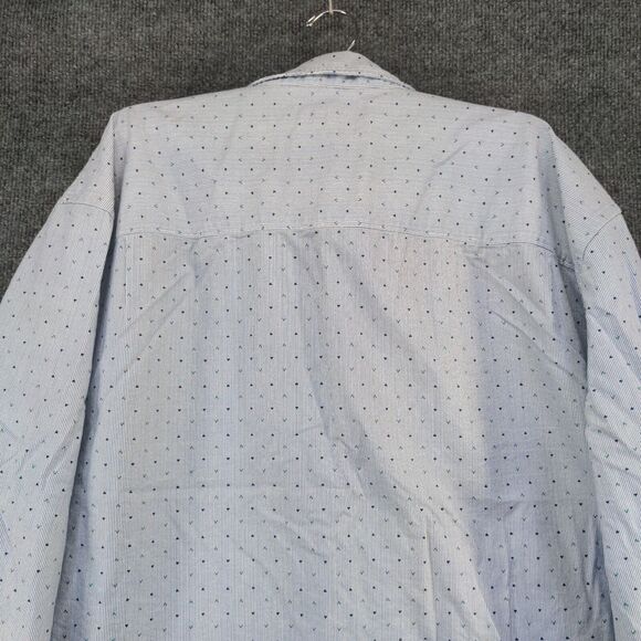 Hawker Rye Men's Stretch Oxford Button Up Shirt Multi 3XL Stripe - Picture 6 of 13